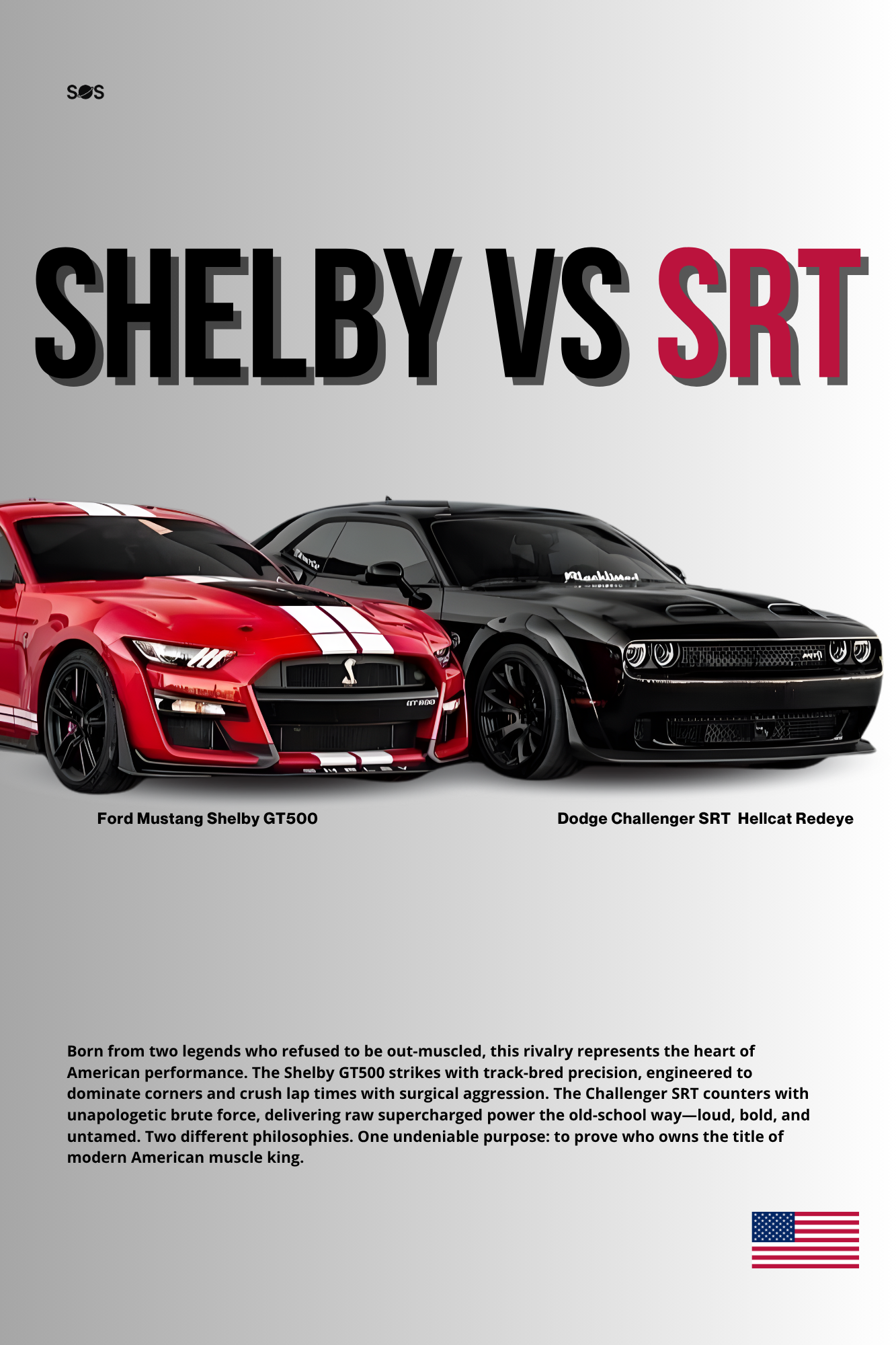 Shelby Vs SRT - Rival Edition Poster