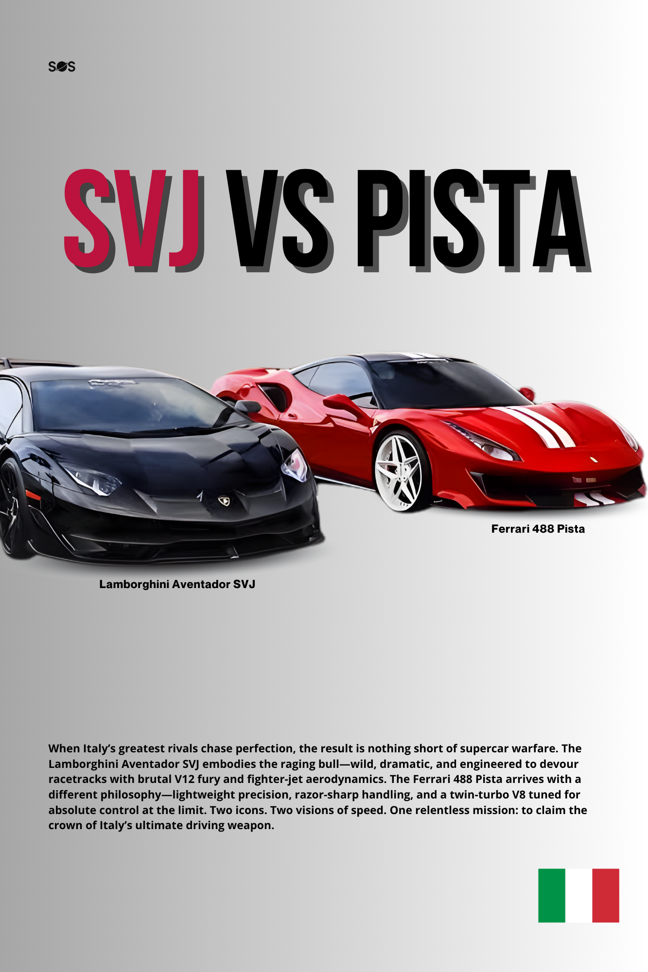 SVJ Vs Pista - Rival Edition Poster
