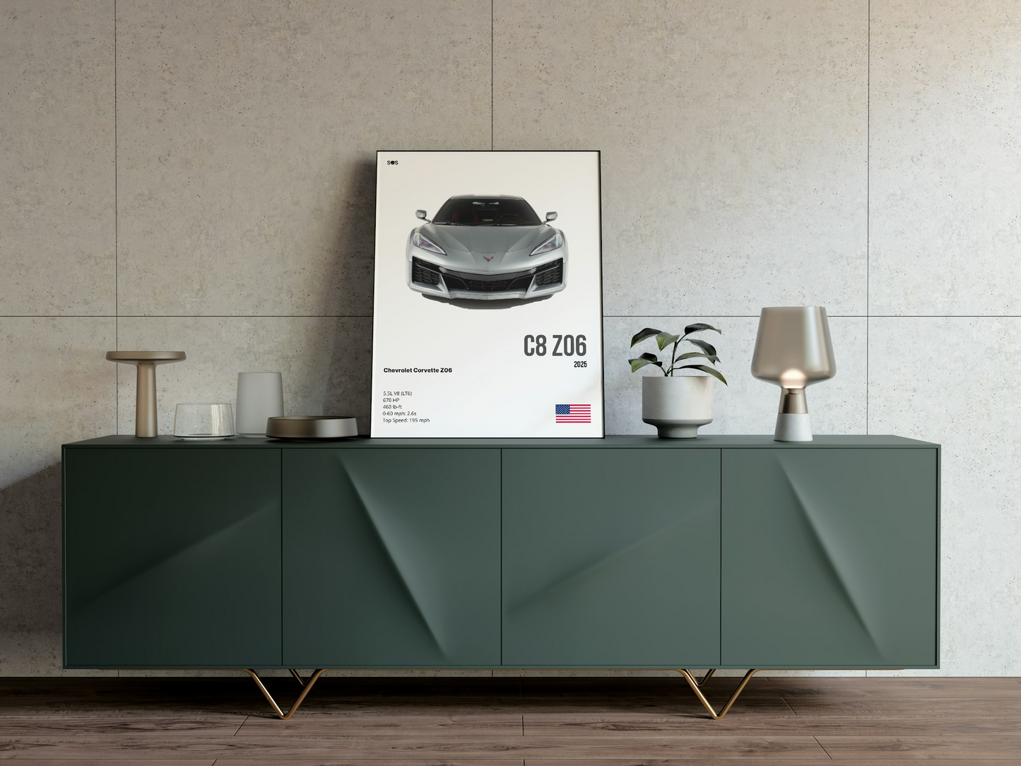 Chevrolet Corvette Z06 - 2025 Poster