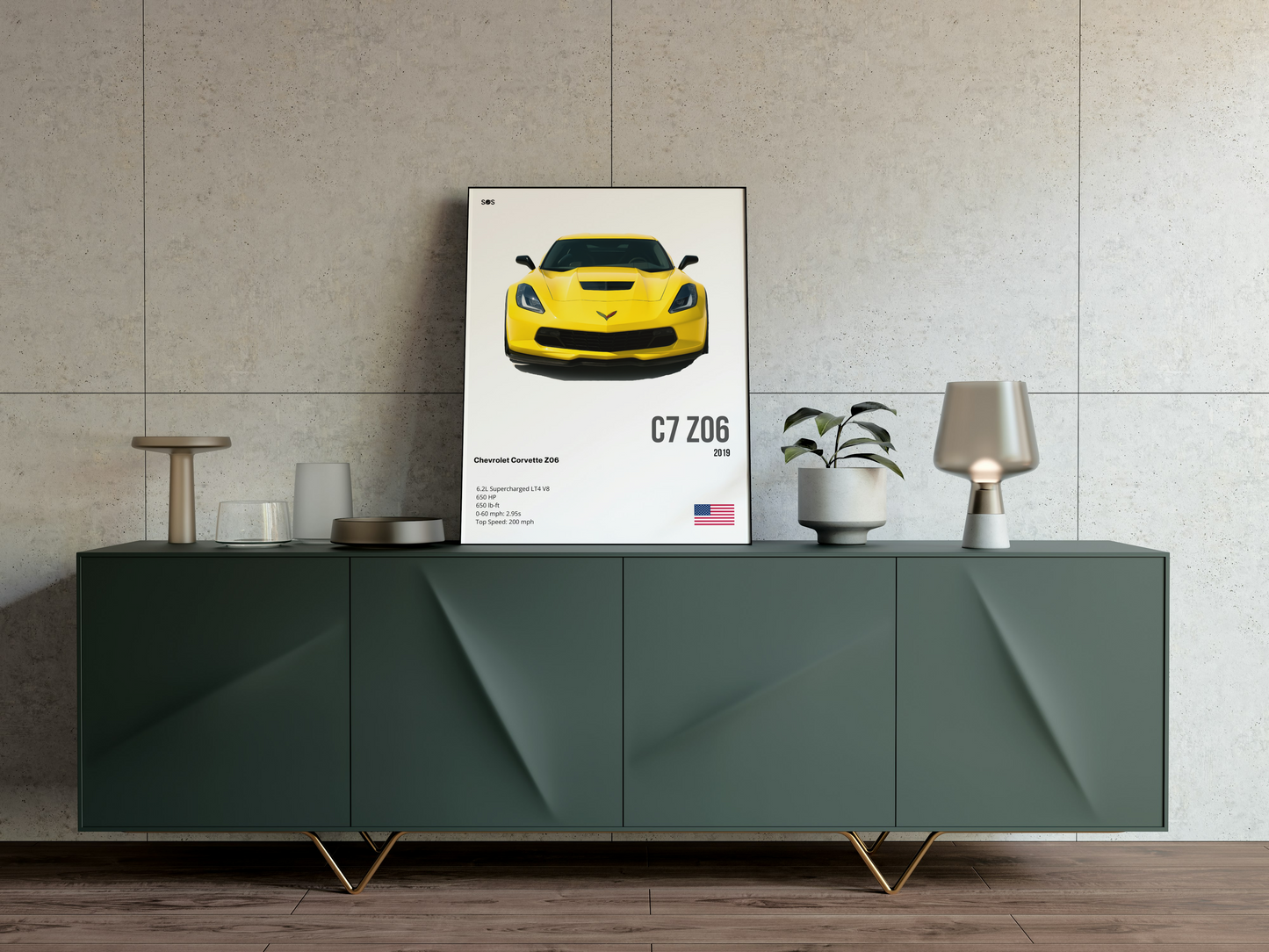Chevrolet Corvette Z06 - 2019 Poster