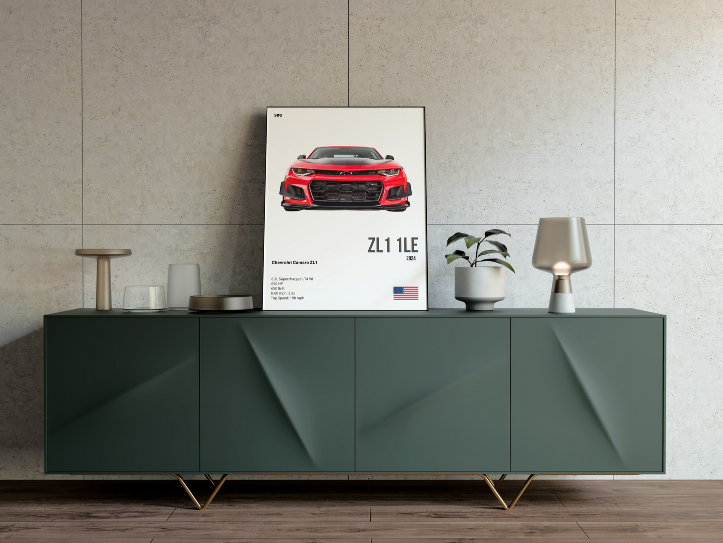 Camaro ZL1 1LE - 2024 Poster