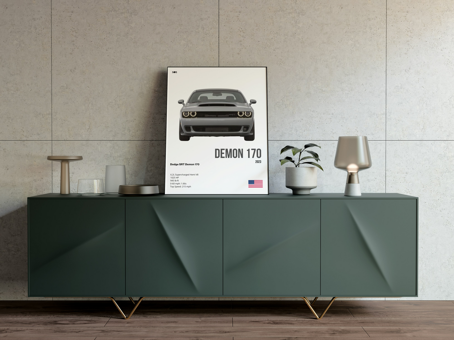 Dodge Demon 170 - 2023 Poster