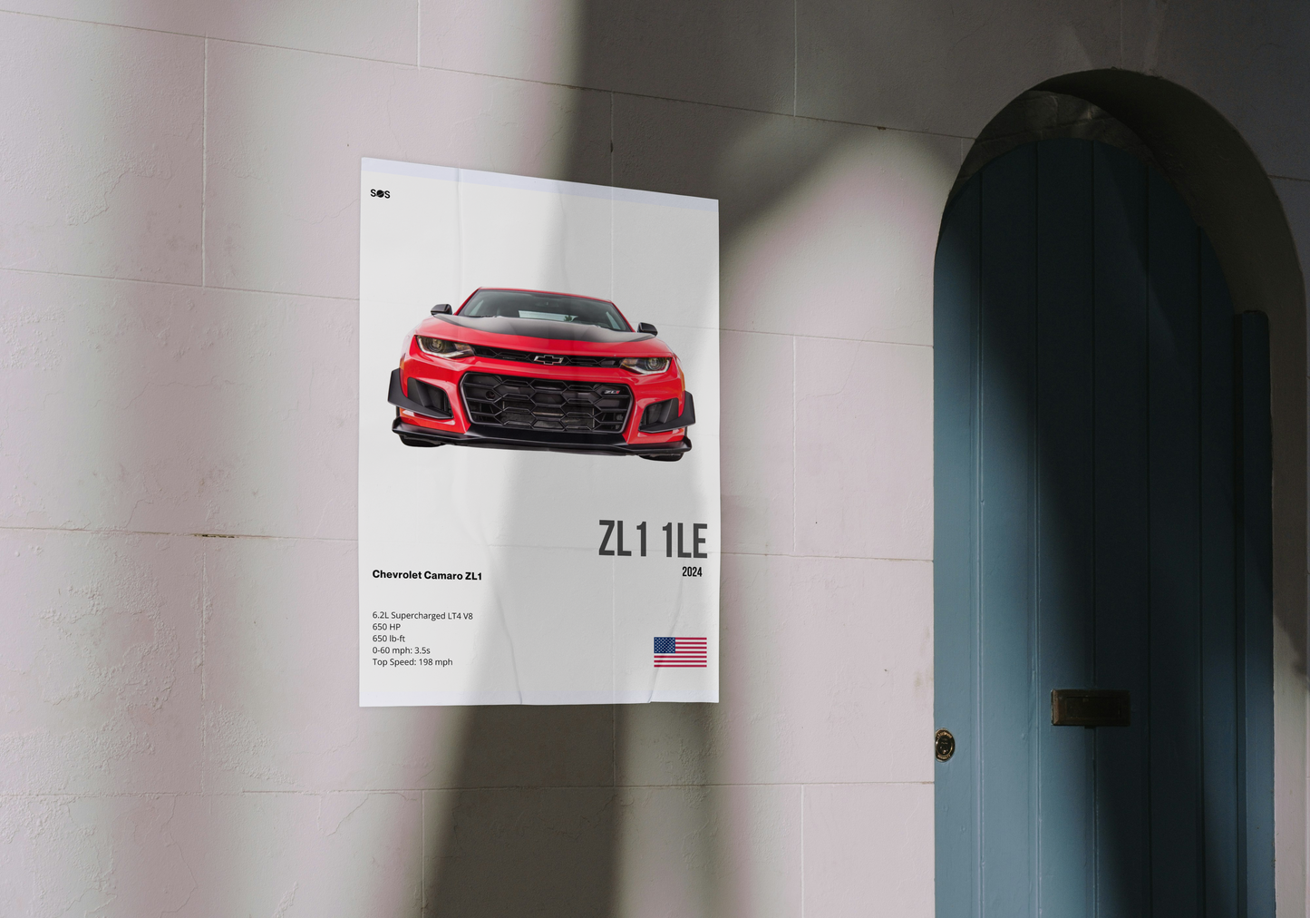 Camaro ZL1 1LE - 2024 Poster