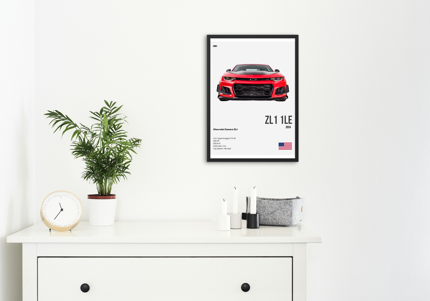 Camaro ZL1 1LE - 2024 Poster