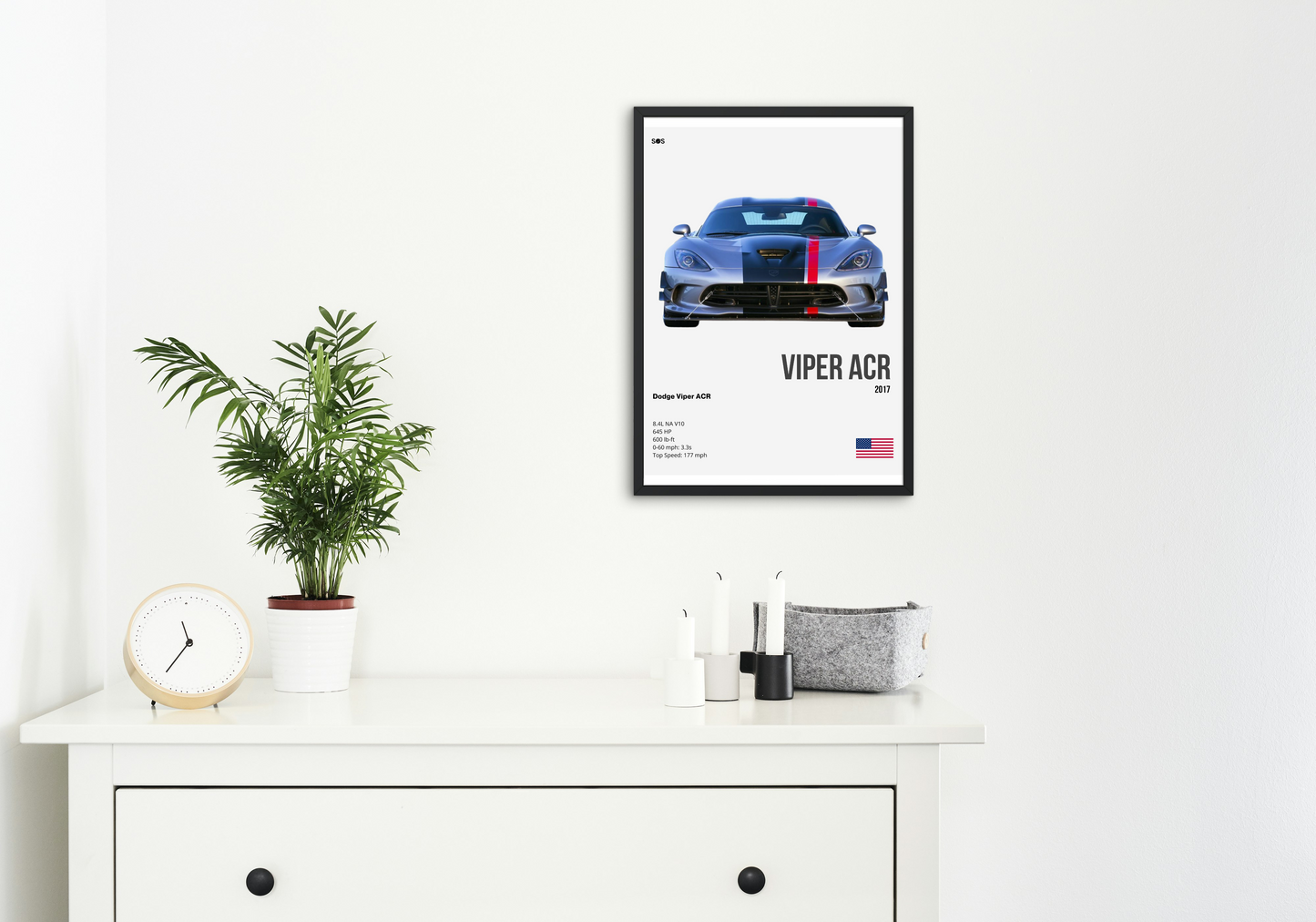Dodge Viper ACR - 2017 Poster
