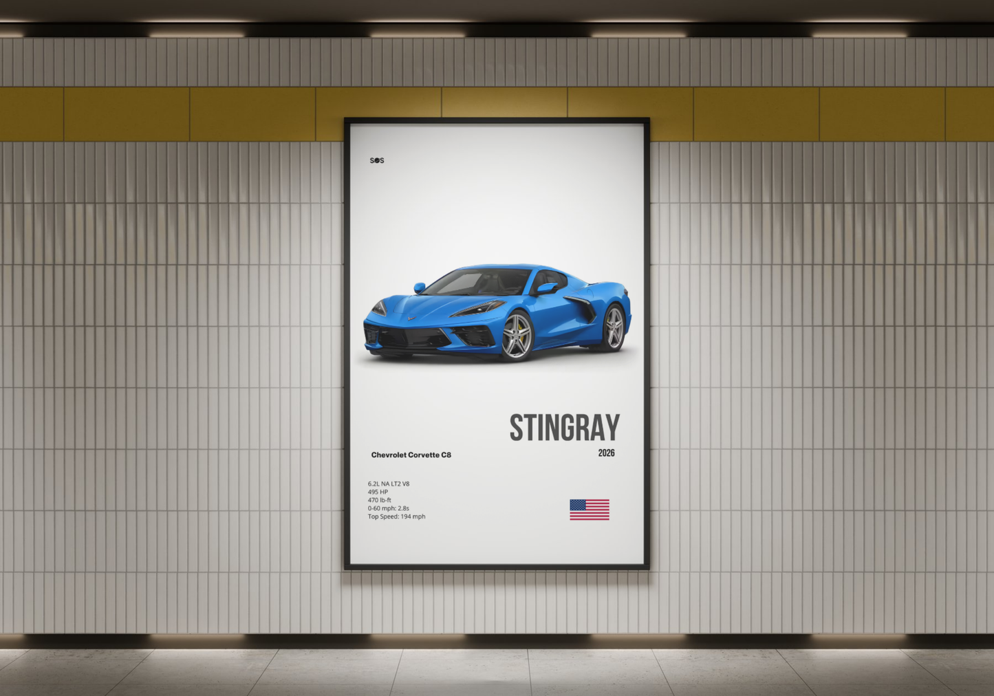 Corvette Stingray - 2026 Poster