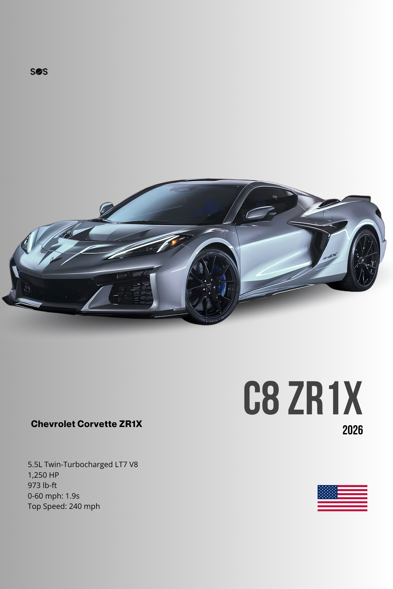 Corvette ZR1X - 2026 Poster