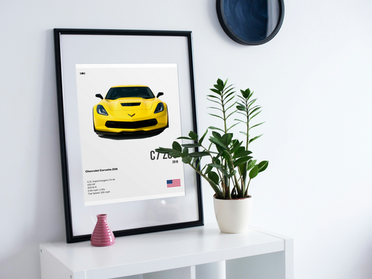 Chevrolet Corvette Z06 - 2019 Poster