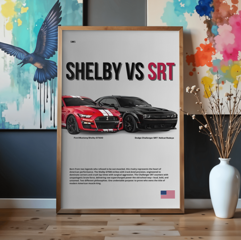 Shelby Vs SRT - Rival Edition Poster