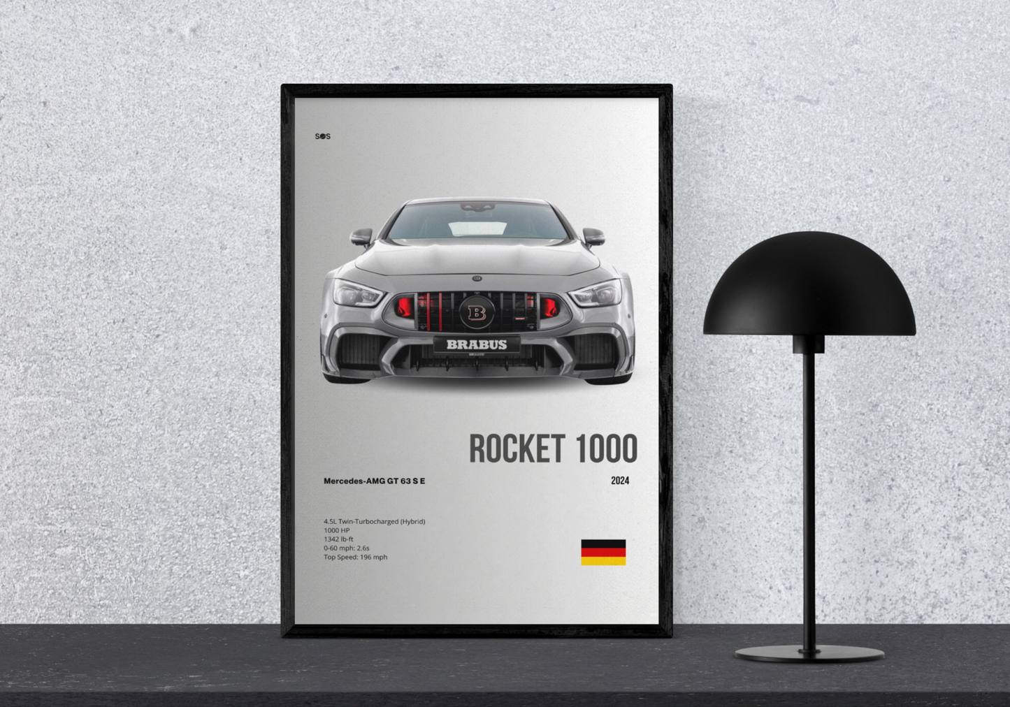 Mercedes AMG GT63 SE - 2024 Poster