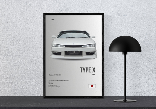Nisssas 180SX - 1998 Poster