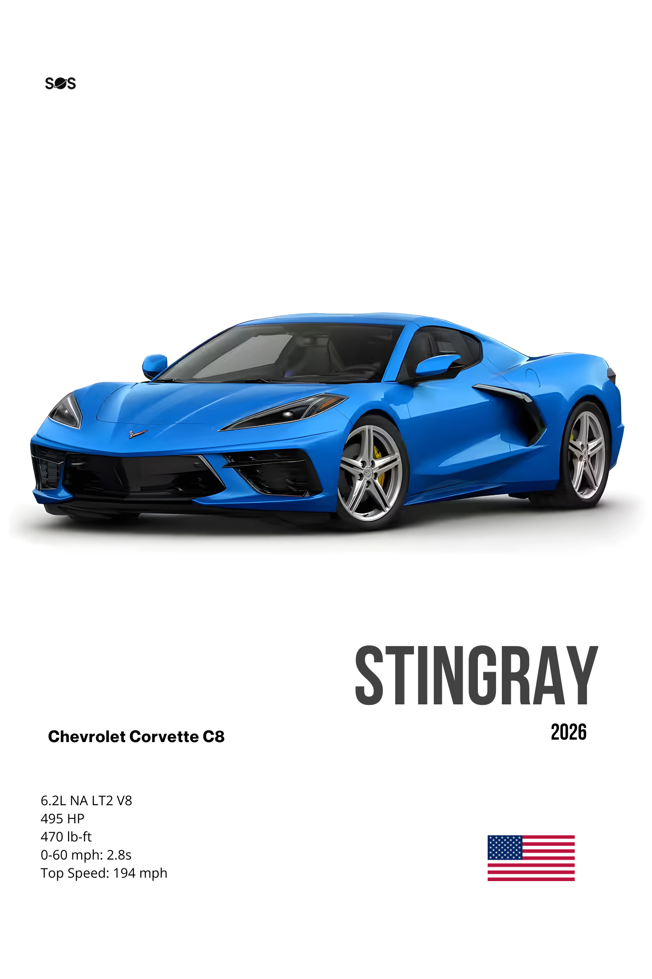 Corvette Stingray - 2026 Poster