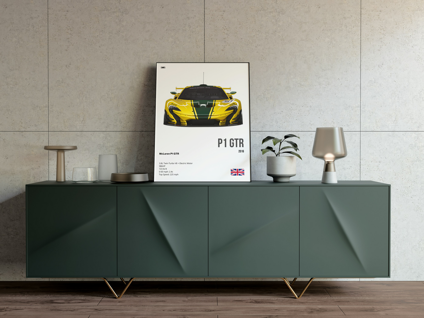 McLaren P1 GTR - 2016 Poster