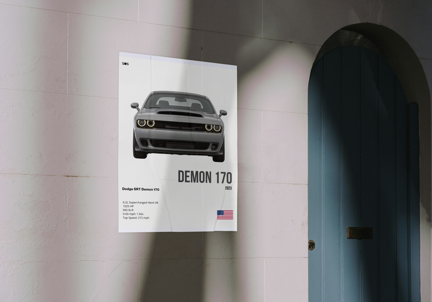 Dodge Demon 170 - 2023 Poster