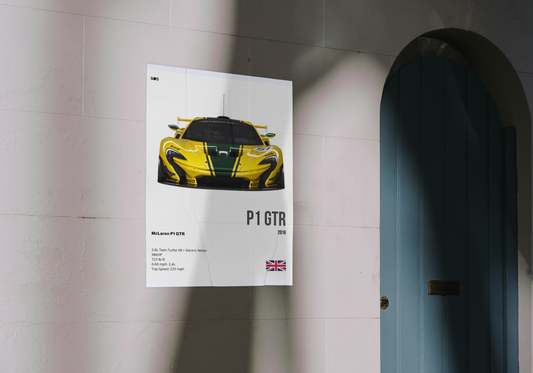 McLaren P1 GTR - 2016 Poster