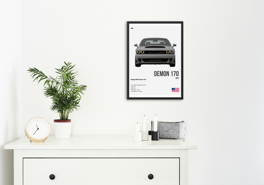 Dodge Demon 170 - 2023 Poster